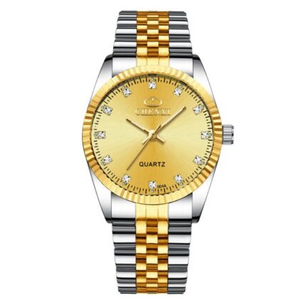 실버 A형 남성 18K GP 골드 시계판 손목 시계 도금 고급 디자인